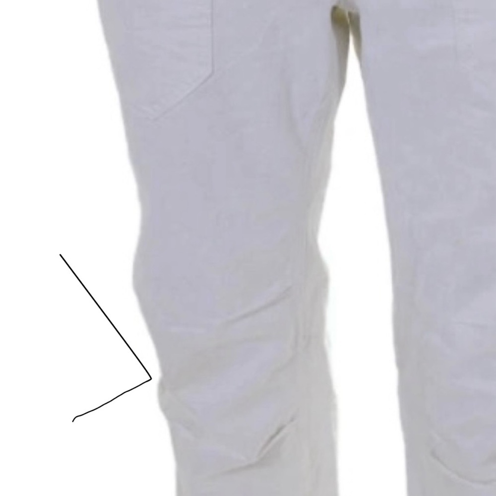 Zadig & Voltaire Palma Grunge Women’s Utility Crop Pants in Off White Size Small - Picture 9 of 11